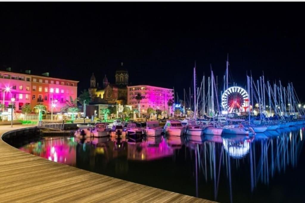 Chaleureux Appartement Face Au Port Sta Lucia, Tout A Pieds, Wifi Saint-Raphaël Dış mekan fotoğraf
